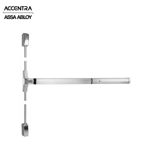 Accentra (Formerly Yale) - 7110F - Surface Mounted Vertical Rod Exit Device - Less Trim - 3 Foot - Fire Rated - Stainless Steel - Grade 1