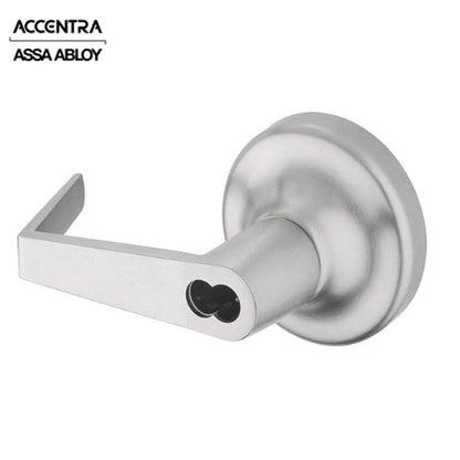 Accentra (Formerly Yale) - AU446F - Exit Device Lever Trim - Classroom - Augusta Lever - SFIC - Less Core - Satin Chrome - Grade 1