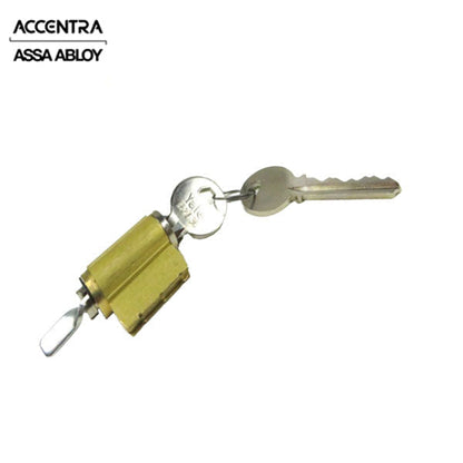 Accentra (Formerly Yale) - Component Cylinder - Schlage C Keyway - 6-Pin - Satin Chrome