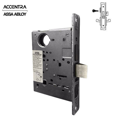 Accentra (Formerly Yale) - LBDY88-02-FL - Mortise Lock Body - Privacy - Satin Chrome - Body Only - Fire Rated - Grade 1