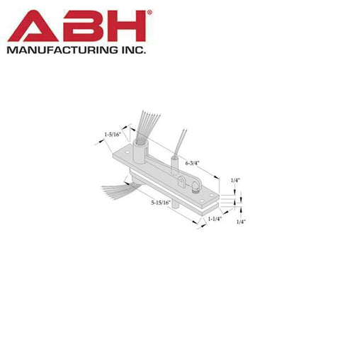 ABH - CME0340 Electrified Top Pivot - Center Hung - Optional Finish