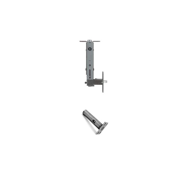 ABH - 1869 Universal Top Automatic Flush Bolt with Bottom Fire Bolt - Optional Finish