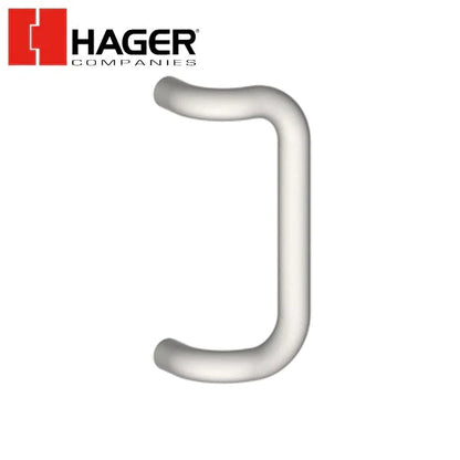 Hager - 12J - 90° Offset Pull - Round
- Satin Stainless Steel