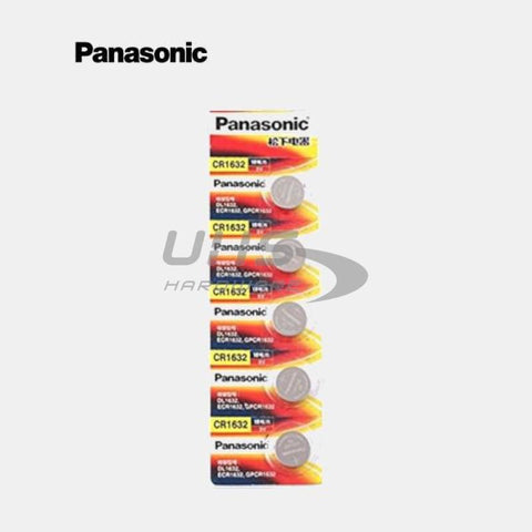 Panasonic CR1632 3V Lithium Battery 5-Pack - UHS Hardware