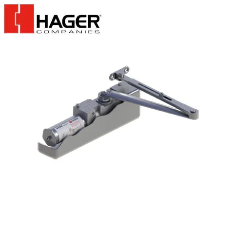 Hager - 5100 - Grade 1 Heavy Duty Surface Door Closer - Aluminum - Optional Mount - Optional Arm - Optional Handing