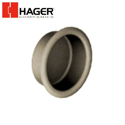 Hager - 2610 - Flush Cup Finger Pull - 3/4" - Optional Finish