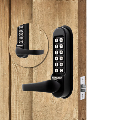 Code Locks - CL510 - Mechanical Lock - Heavy Duty - 2 3/4" Backset - Tubular Mortise Latchbolt - Code In / Out - Marine Grade - UHS Hardware