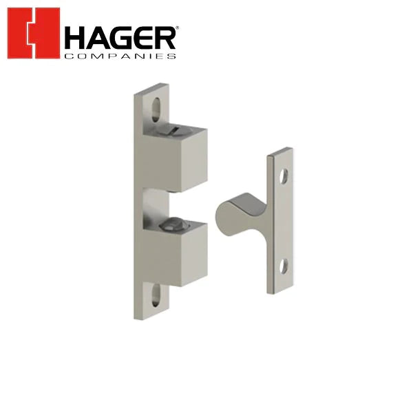 Hager - 323S - Three-Way Ball Catch - Satin Chrome