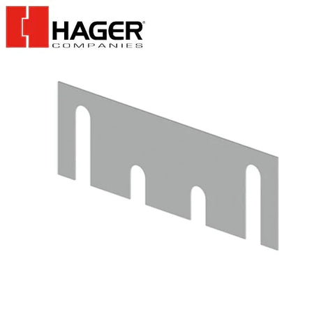 Hager - 337A - Template Hinge Shim - 4.5" - Prime Coat