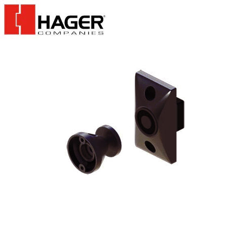Hager - 380F - Flush Mount Electromagnetic Door Holder - Optional Finish - Optional AC/DC Input