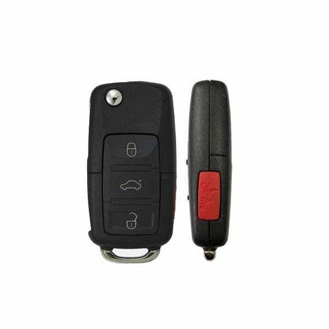 2005-2011 Volkswagen / 4-Button Flip Key / PN: NBG92596263 / 1K0959753P / (RK-VW-P) - UHS Hardware
