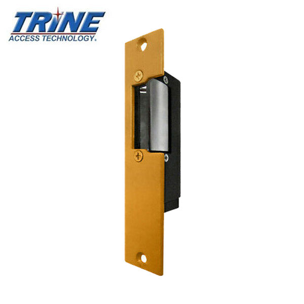 Trine - 1001-2 - 8-16VAC / 4-6VDC - 1000 Series - Electric Strike - Brass Powder Coated - UHS Hardware