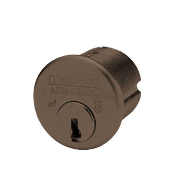 Medeco - M3 - High Security - 1-1/8" Mortise Cylinder - 24 - Dark Bronze - Pinned - 6 pin - AR Cam - DLT Keyway - UHS Hardware