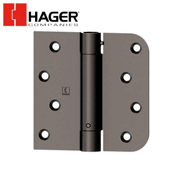 Hager - 1754 - Square by 5/8" Radius - Spring Hinge with Fasteners - 4" x 4" - Optional Finish