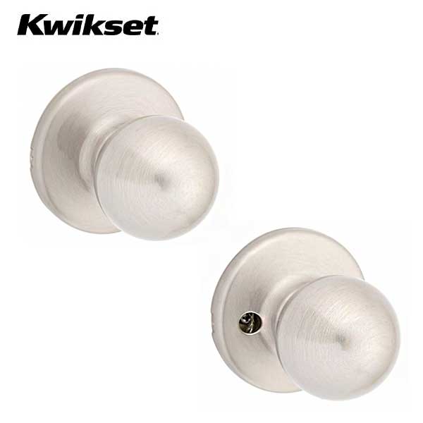 Kwikset - Polo Knob Set - Round Rose - Optional Finish - Optional Function - Grade 3 - UHS Hardware