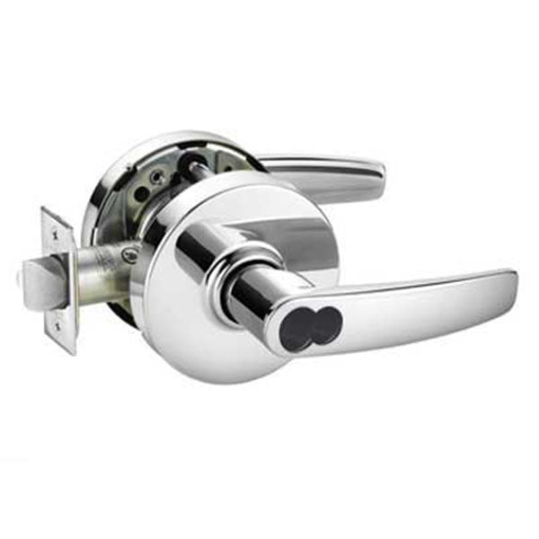 Sargent - 10G05 - Mechanical Cylindrical Lock - L Rose / B Lever - Entrance Office -  LFIC Removable Core - 26D - Satin Chrome - Grade 1 - UHS Hardware