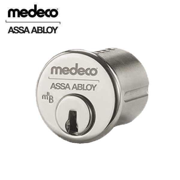 Medeco - BiLevel - 1" Mortise Cylinder - 26D - Satin Chrome - Yale Cam - DLT Keyway - UHS Hardware