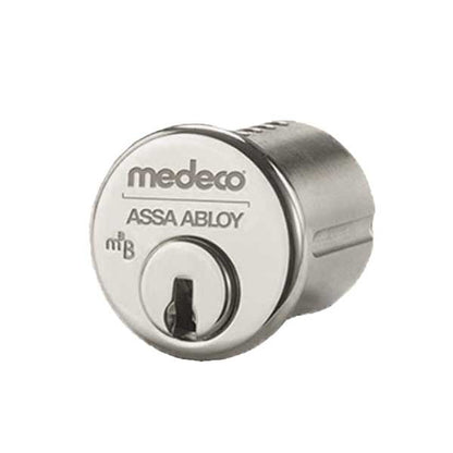 Medeco - BiLevel 1-1/4" Mortise Cylinder - 26 - Satin Chrome - DLQ Keyway - UHS Hardware