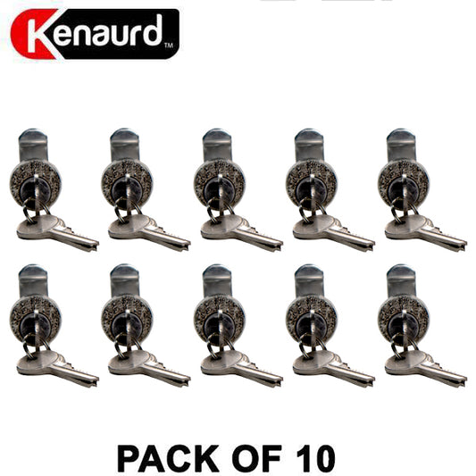 Exterior Weatherproof Mailbox Locks - Multi-Cam - HL1 Keyway - US14 Bright Nickel (Bundle of 10) - UHS Hardware