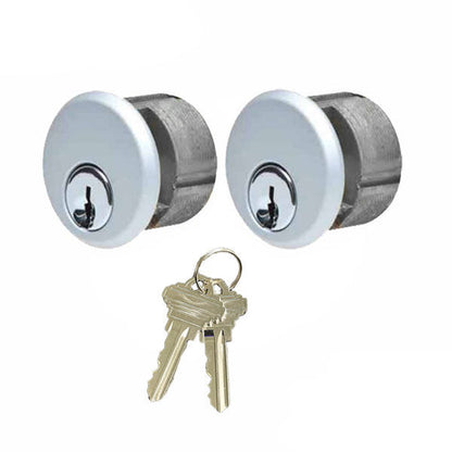 ILCO - Keyed Mortise - Schlage C Keyway - AR Cam - Zinc - KA2 - AL - Aluminum - UHS Hardware