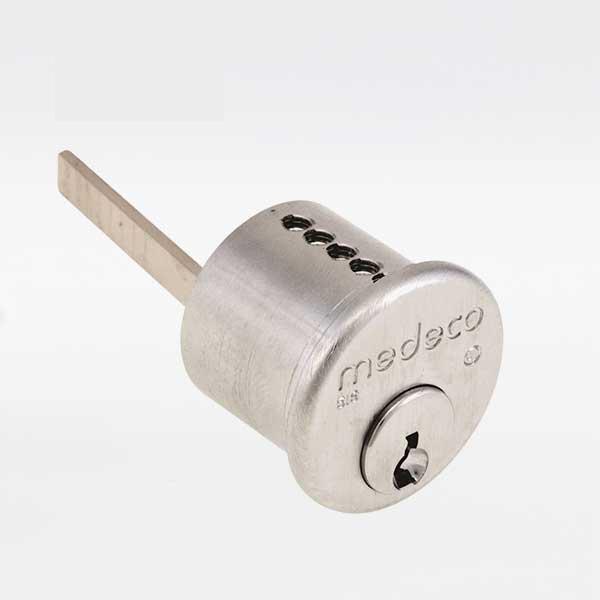 Medeco BiLevel Rim Cylinder - 26 - Satin Chrome - UHS Hardware