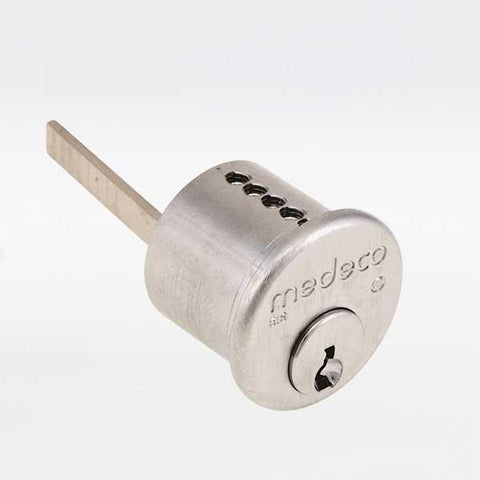 Medeco BiLevel Rim Cylinder - 26 - Satin Chrome - UHS Hardware