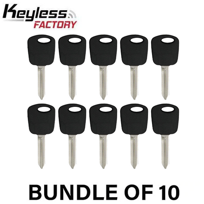 H74 / H86 Ford Mazda Lincoln Transponder Key (4D60 Chip) (AFTERMARKET) (BUNDLE OF 10) - UHS Hardware