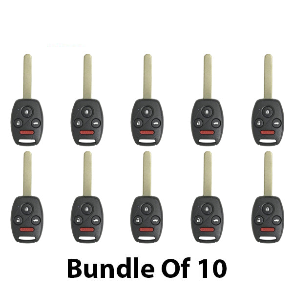 2008-2014 Honda Acura / 4-Button Remote Head Key / MLBHLIK-1T / (AFTERMARKET) (Bundle of 10) - UHS Hardware