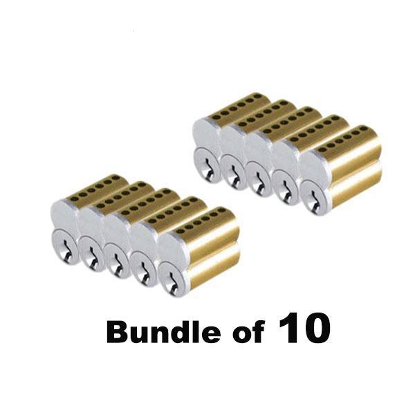 10 x Small Format IC Core Cylinder SFIC - 6 Pins (Bundle of 10) - UHS Hardware