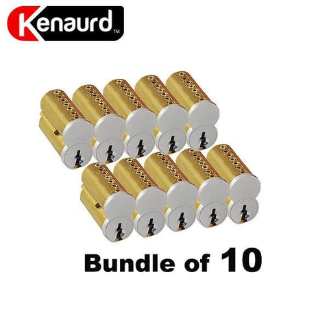 10 x Small-Format IC Core Cylinder SFIC  - 7 Pins (Bundle of 10) - UHS Hardware