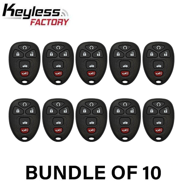 2005-2013 GM / 5-Button Keyless Entry Remote / OUC60270 / (AFTERMARKET) (Pack of 10) - UHS Hardware