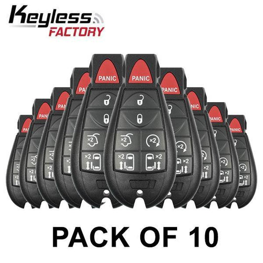 2008-2016 Chrysler Dodge VW / 7-Button Fobik Key / M3N5WY783X (Bundle of 10) - UHS Hardware
