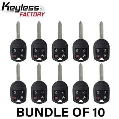 2009-2018 Ford F-Series Explorer / 4-Button Remote Head Key / OUC6000022 / (AFTERMARKET) (BUNDLE OF 10) - UHS Hardware