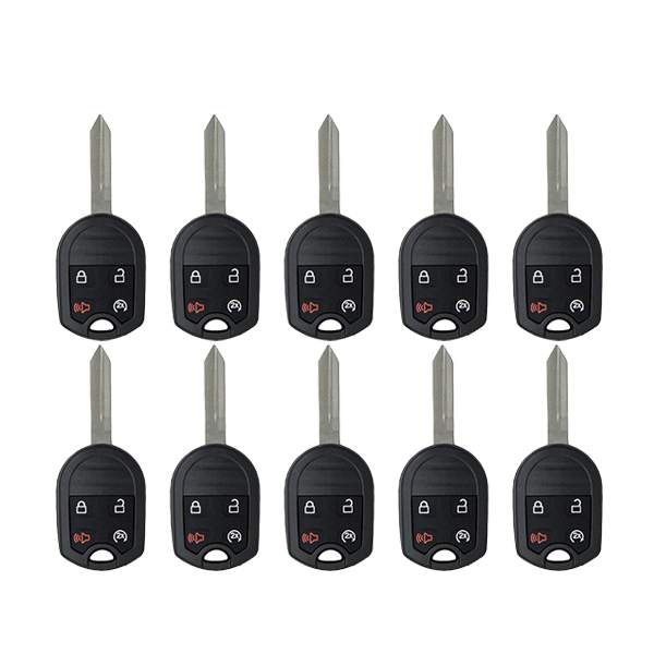 2009-2018 Ford F-Series Explorer / 4-Button Remote Head Key / OUC6000022 / (AFTERMARKET) (BUNDLE OF 10) - UHS Hardware