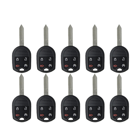 2009-2018 Ford F-Series Explorer / 4-Button Remote Head Key / OUC6000022 / (AFTERMARKET) (BUNDLE OF 10) - UHS Hardware