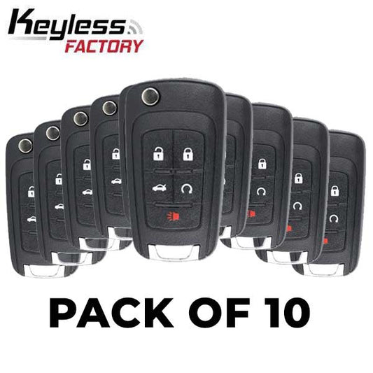 2010-2020 GM / 5-Button Flip Key / OHT01060512  (BUNDLE OF 10) - UHS Hardware