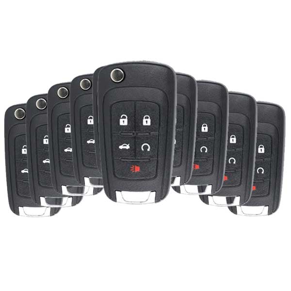 2010-2020 GM / 5-Button Flip Key / OHT01060512  (BUNDLE OF 10) - UHS Hardware