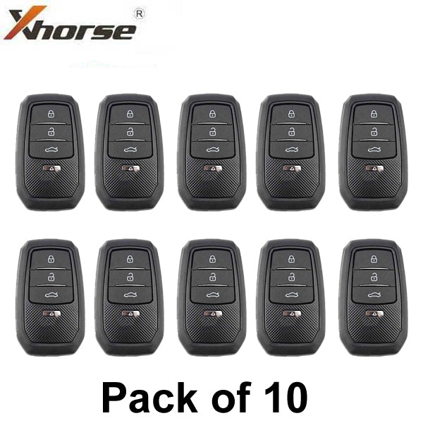 Xhorse - XSTO01EN - XM38 Toyota / Lexus Universal Smart Key  for 4D - 8A - 4A  Chips (Pack of 10) - UHS Hardware