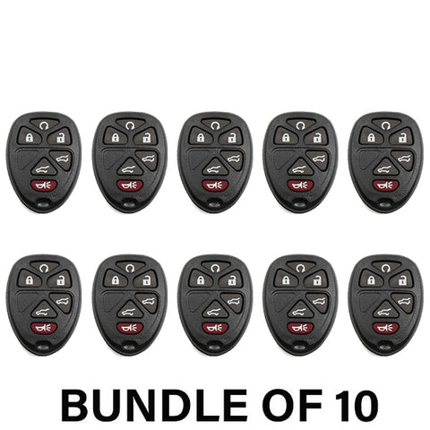 2007-2014 GM / 6-Button Keyless Entry Remote / PN: 15913427 / OUC60270 / (AFTERMARKET) (Bundle of 10) - UHS Hardware