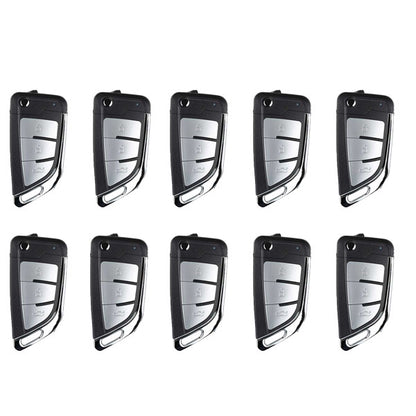 Xhorse - XEKF21EN - Super Remote / Knife Type / 3-Button Universal Flip Key / VVDI Super Chip for VVDI Tools (BUNDLE OF 10) - UHS Hardware