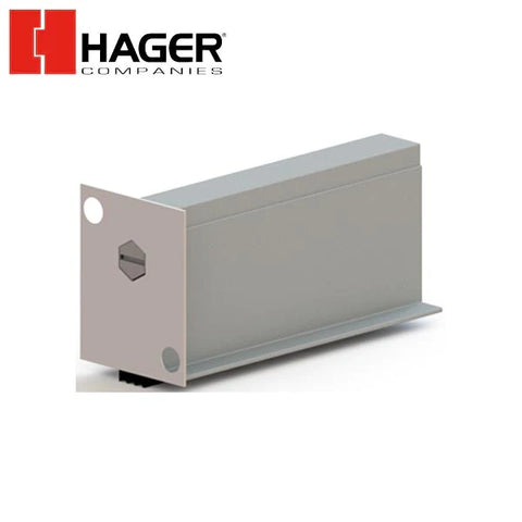 Hager - 730S - Automatic Door Bottom Mortise Application End Caps Furnished - 36" - Aluminum - Neoprene Insert