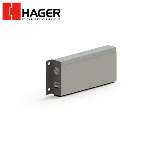 Hager - 740S - Automatic Door Bottom - Surface Applied End Caps Furnished - 36" - Clear - Neoprene Insert