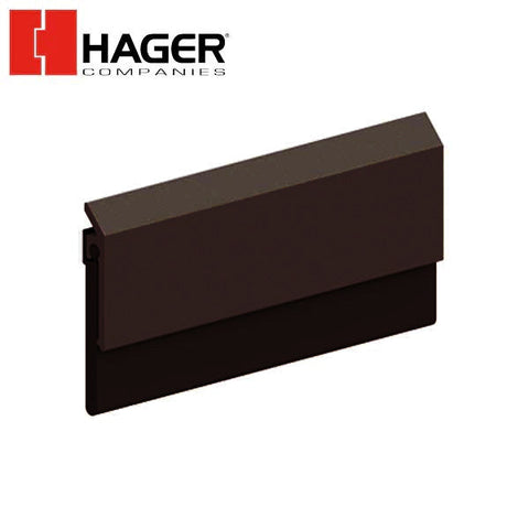 Hager - 750S - Door Bottom - Sweep - 36" - Optional Finish - Neoprene Insert