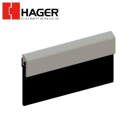 Hager - 753S - Door Bottom - Sweep - 36" - Aluminum - Neoprene Insert