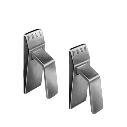 Sargent - 114P - Push/Pull Trim - Hospital Latch - Left Handed - 5" Backset - UL Listed - ANSI Strike - US26D - Satin Chrome - UHS Hardware