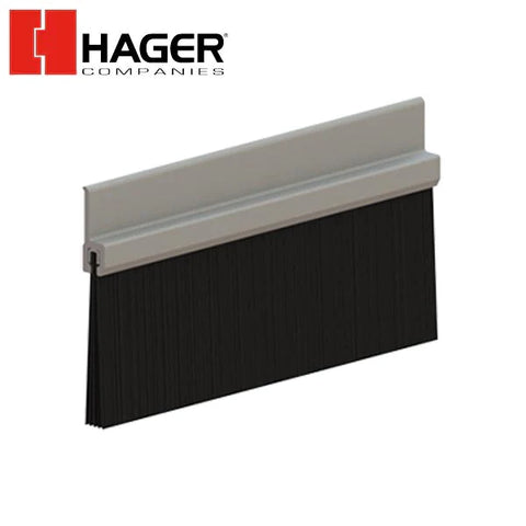 Hager - 806S - Door Bottom Sweep - 36" - Aluminum - Nylon Brush Insert