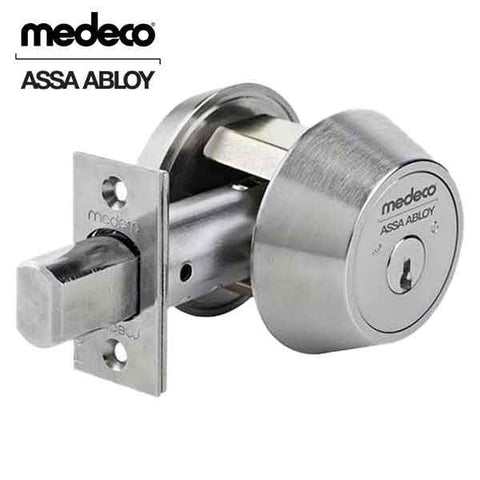 Medeco Commercial BiLevel - Single Deadbolt - 26 -Satin Chrome - UHS Hardware