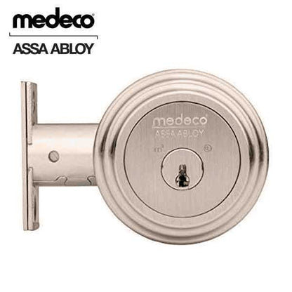 Medeco - 11JR623 - Maxum Residential - M3 BiLevel - Double Deadbolt - 2-3/8" Backset - 19 - Satin Nickel - DLT Keyway - Grade 1 - UHS Hardware
