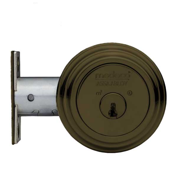 Medeco - Maxum Residential - M3 -  Double Deadbolt - 2-3/4" Backset - 10 - Satin Brass Blackened - DLT Keyway - UHS Hardware