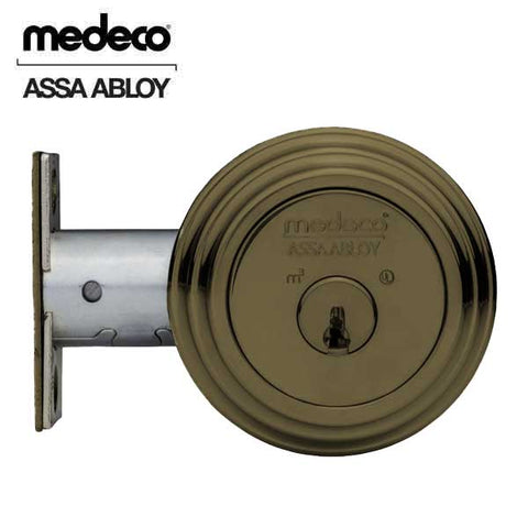Medeco - Maxum Residential BiAxial - Single Deadbolt - Backset 2-3/8" - 13 - Oil Rubbed Bronze - DLT Keyway - UHS Hardware